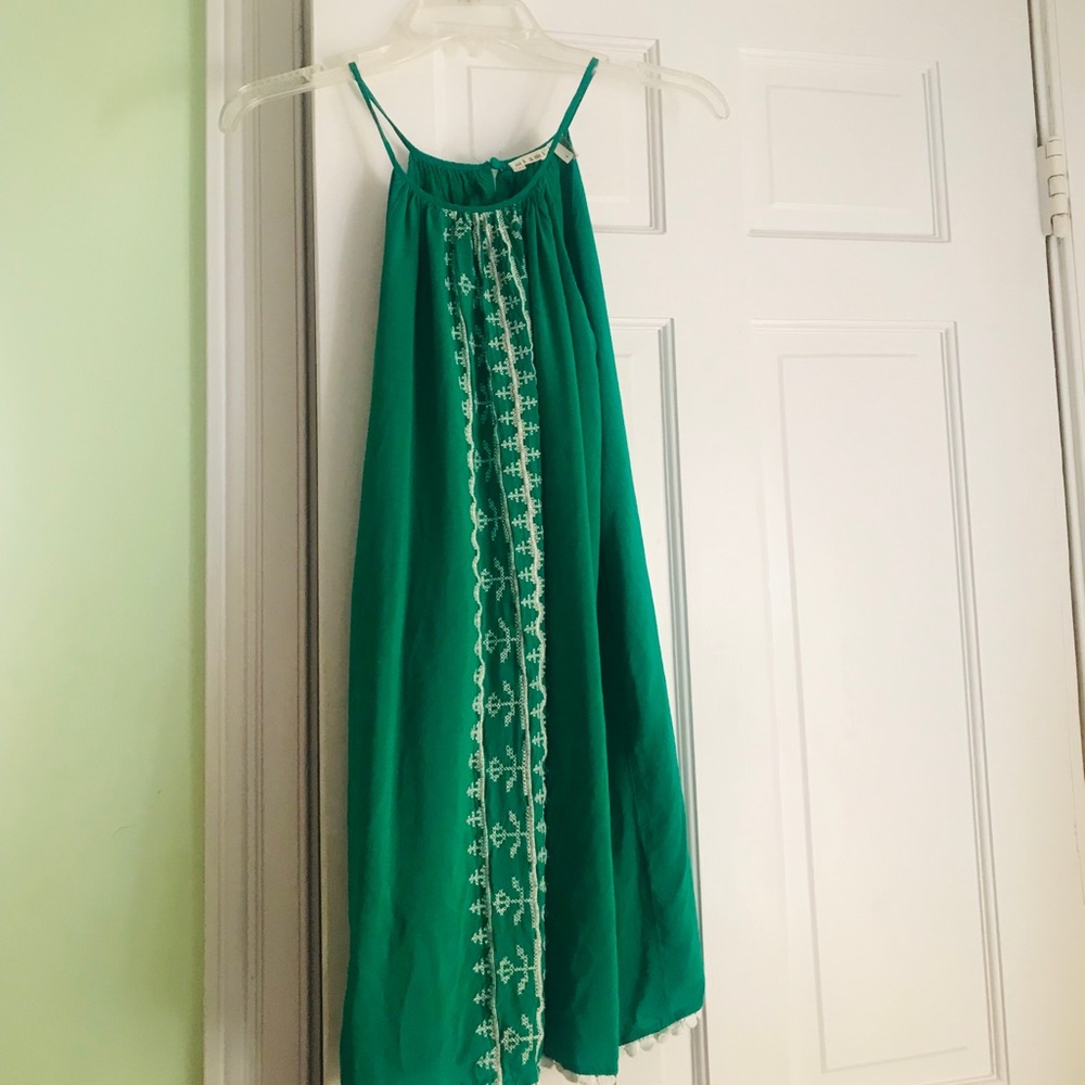 Green summer dress